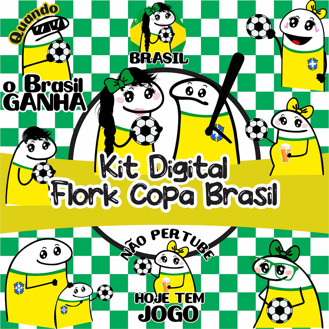 Kit Digital Flork Torcedor Copa Brasil  sem fundo Lt22 Arquivos Png  1