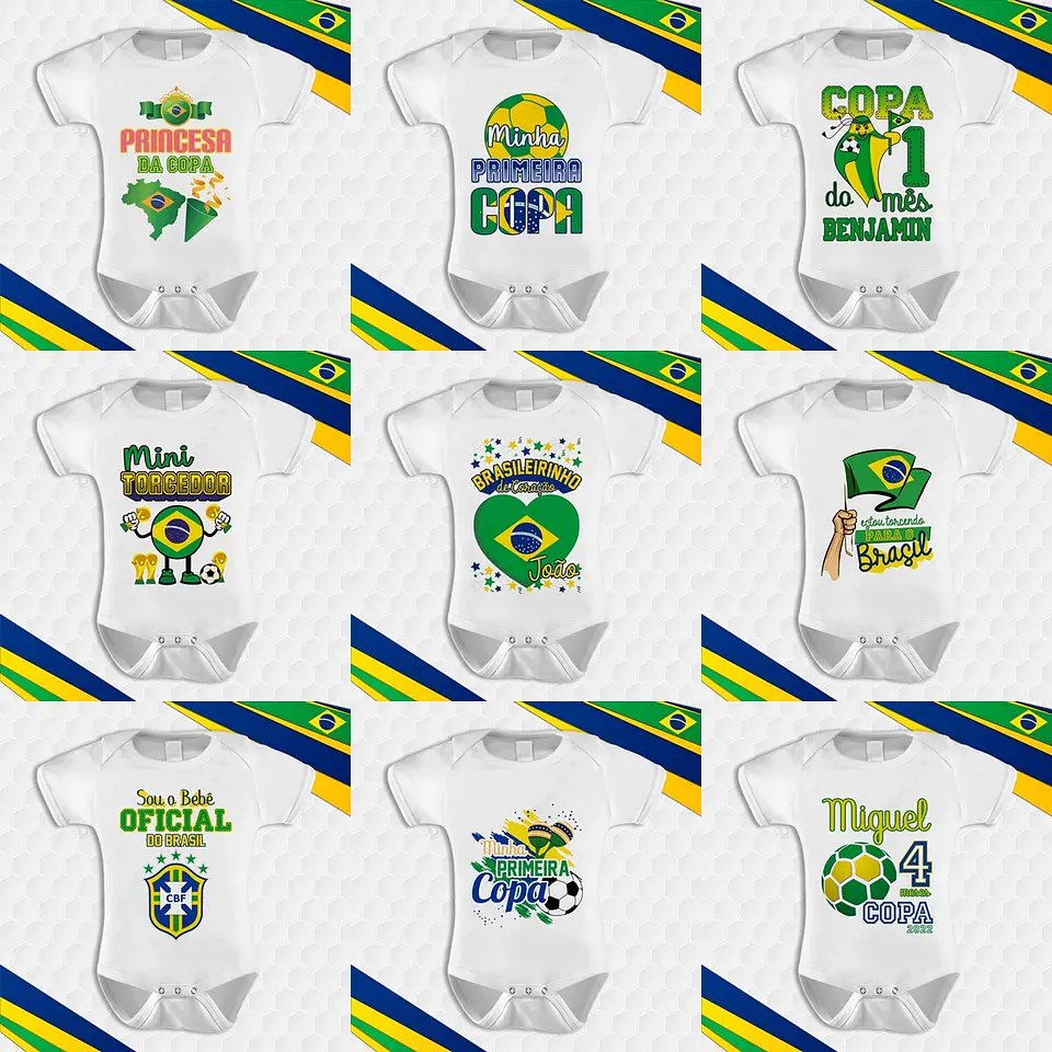 147 Artes Sublimação Copa Brasil 2022 Arquivos em Corel Draw 2