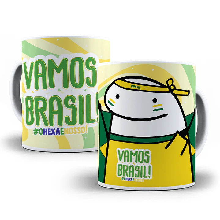 10 Artes Caneca Torcedor Brasil Sublimação Arquivos Png 3
