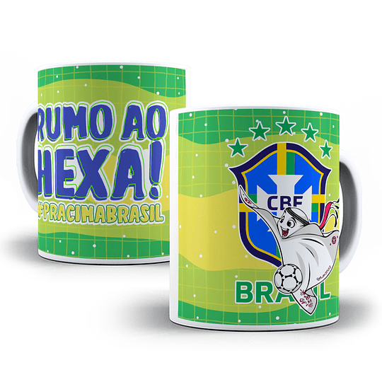 9 Artes Caneca Brasil Copa 2022 em Jpg