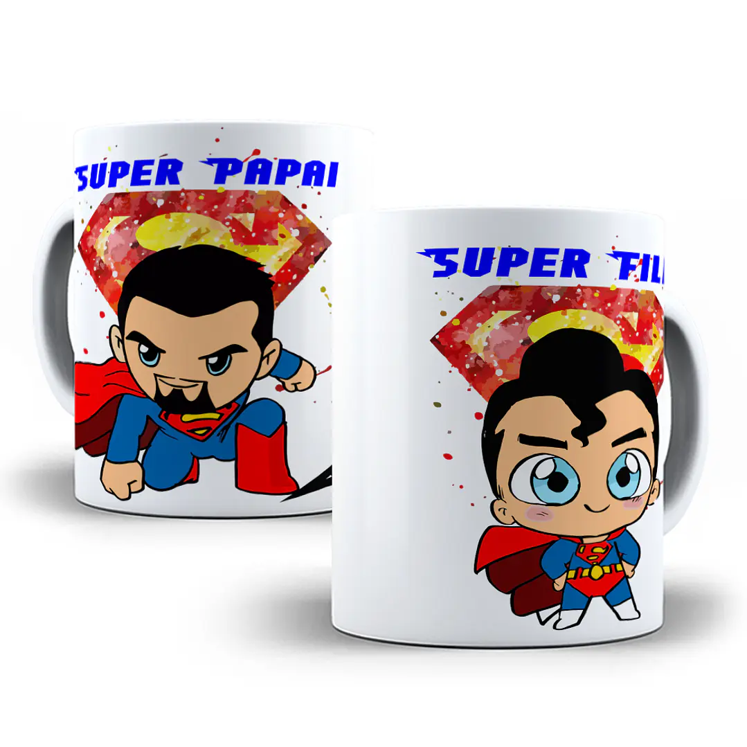12 Artes Caneca Heróis Pais Geek Editável Corel Draw + Png 9