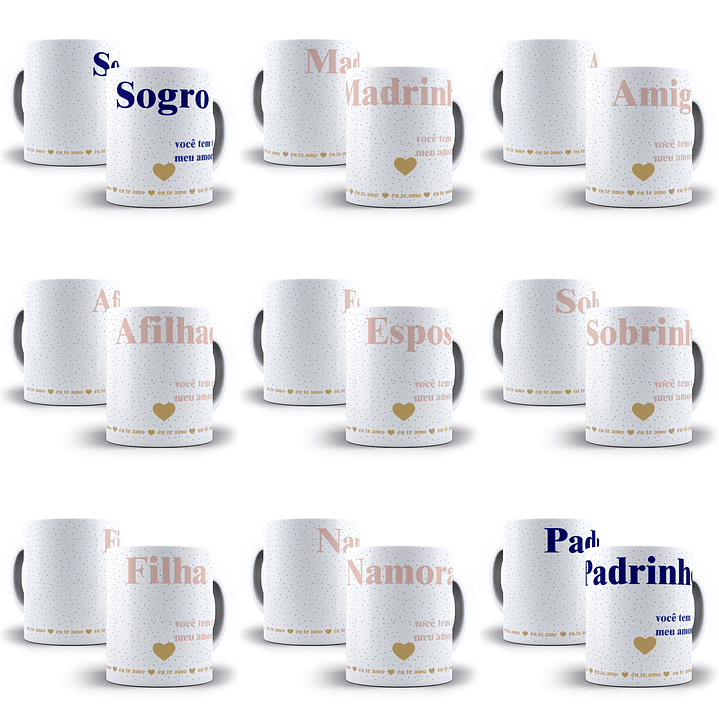 30 Artes Caneca Família Editável Corel Draw + Png 2