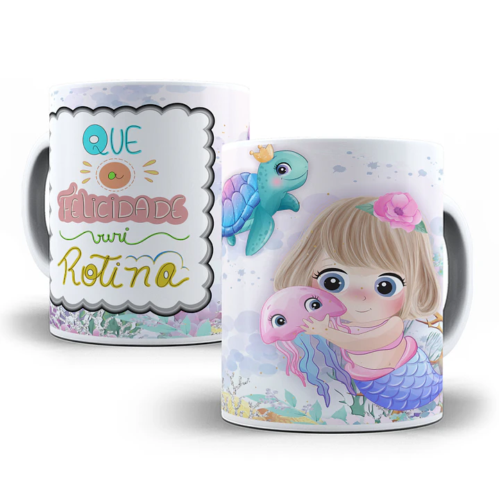 40 Artes Caneca Frases Fofas Editável Corel Draw + Png 5