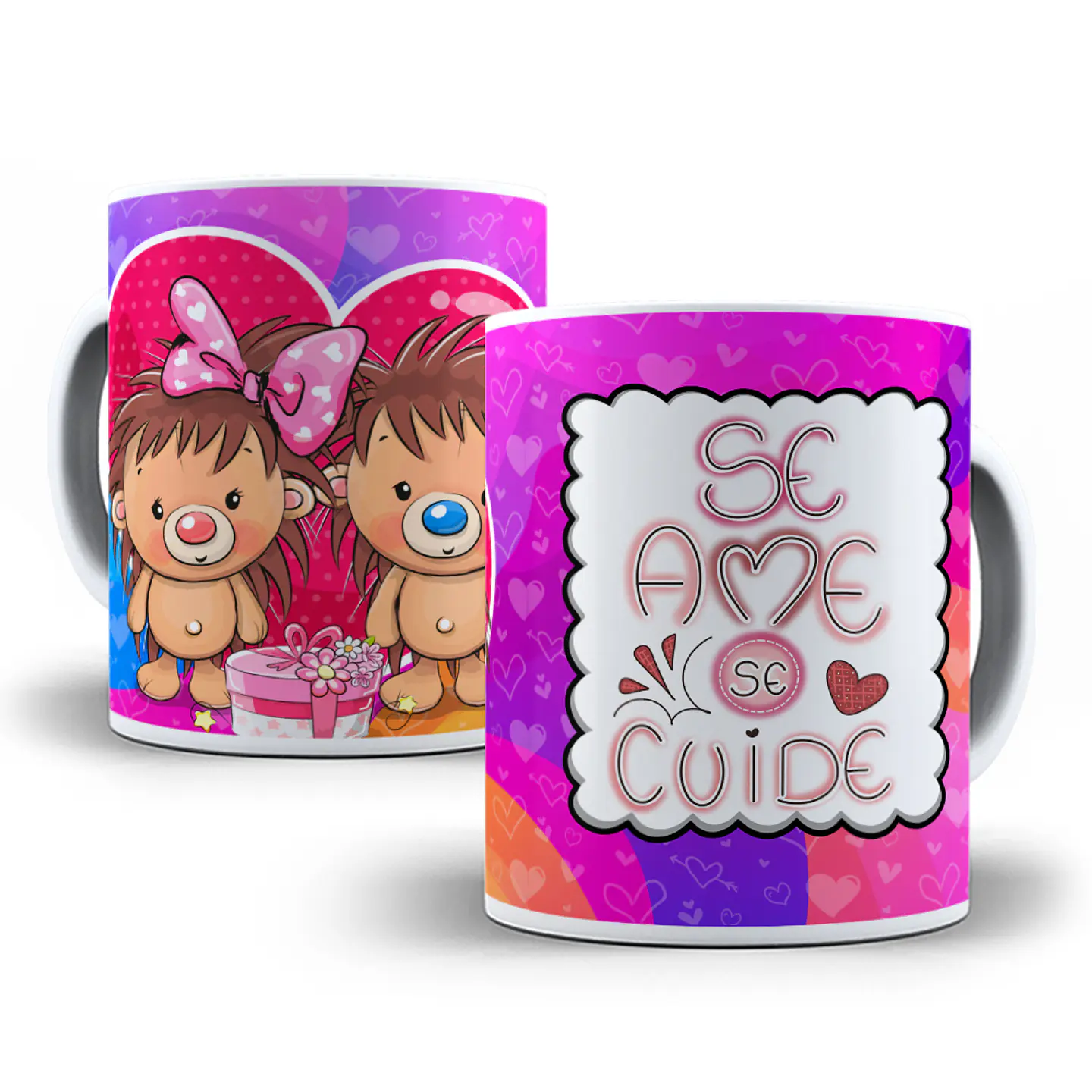 40 Artes Caneca Frases Fofas Editável Corel Draw + Png 10