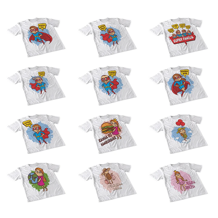 41 Artes Body Camisa Infantil Corel Draw + Png 1
