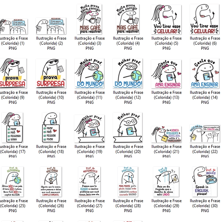 Kit Digital Florks Dia dos Professores Arquivos Png  3