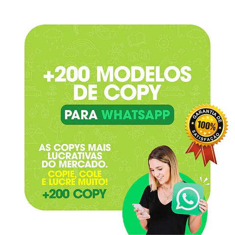200 Copy para WhatsApp - Textos Persuasão que Vendem