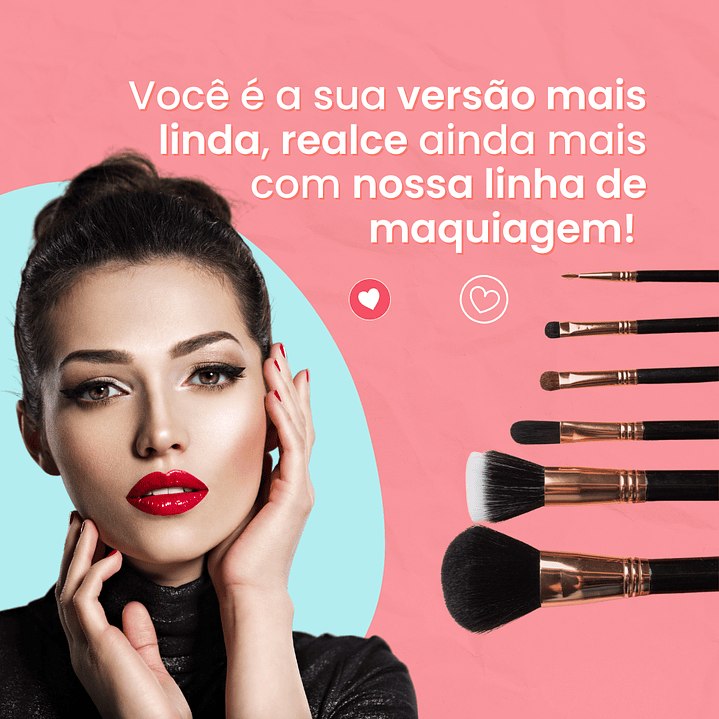 Pack Canva Cosmético Templates Editável 30 Artes + Bônus 3