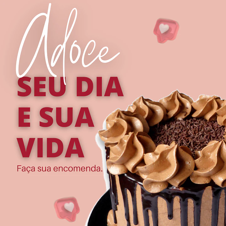 Pack Canva Confeitaria Templates Editável 40 Artes + Bônus 7