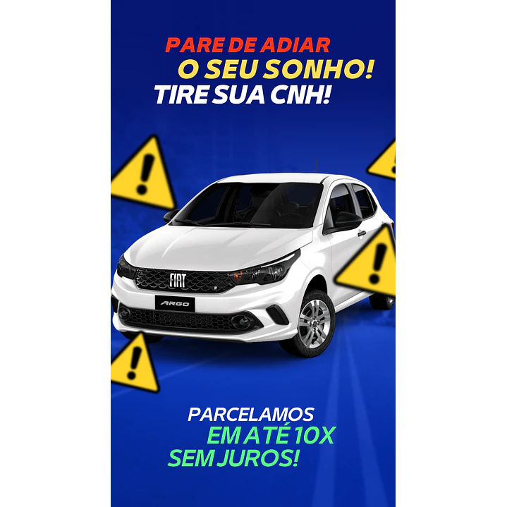 Pack Canva Auto Escola Templates Editável 27 Artes Storie + Bônus 6