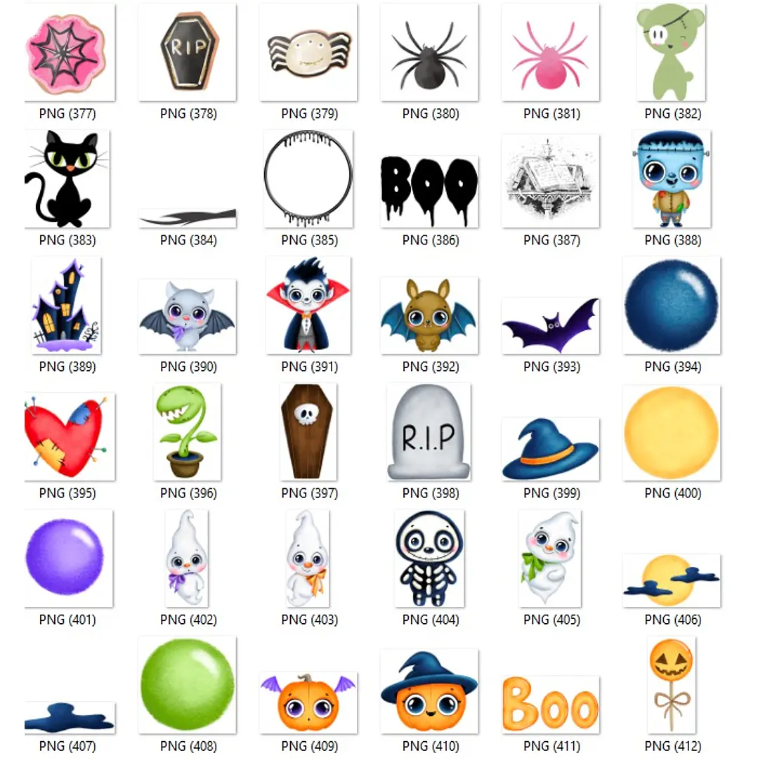 Kit Digital Halloween Dia das Bruxas Arquivos Png e Jpg 5