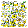 Kit Artes Canecas Flork Brasil Copa do Mundo 2022 Completo