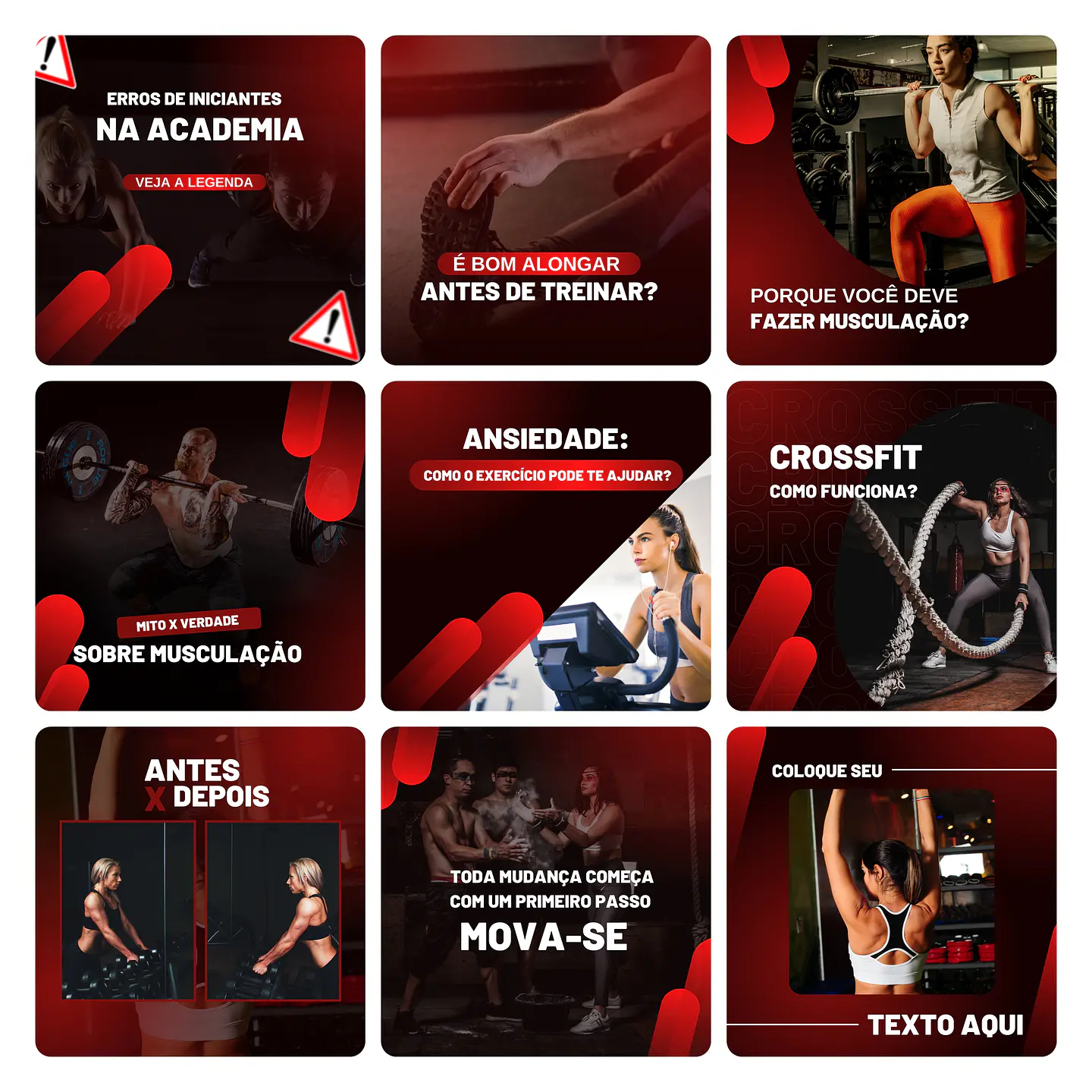 Pack Canva Academia Template Editável 30 Artes + Bônus 1