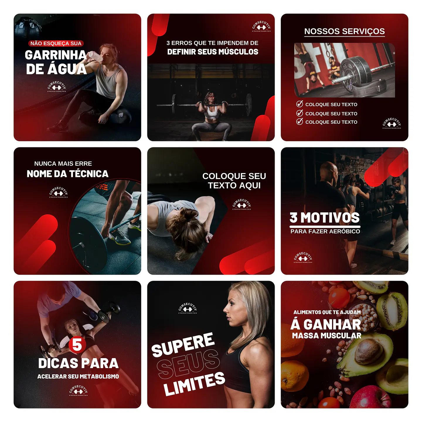 Pack Canva Academia Template Editável 30 Artes + Bônus 2