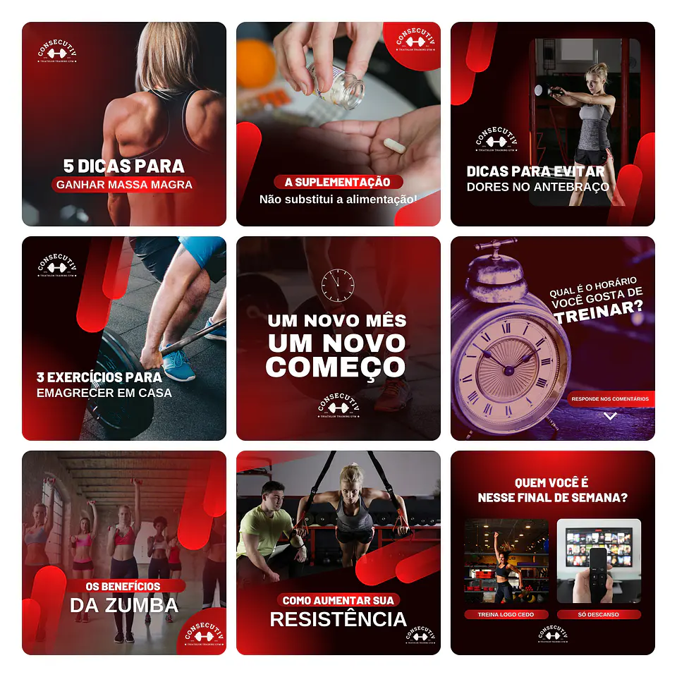 Pack Canva Academia Template Editável 30 Artes + Bônus 3