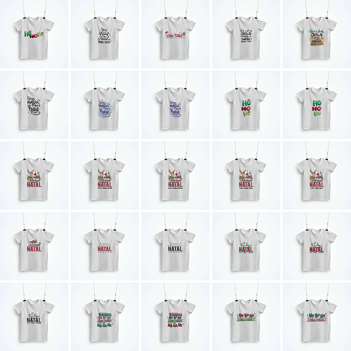 50 Artes Camisa Natal Sublimação em Png  2