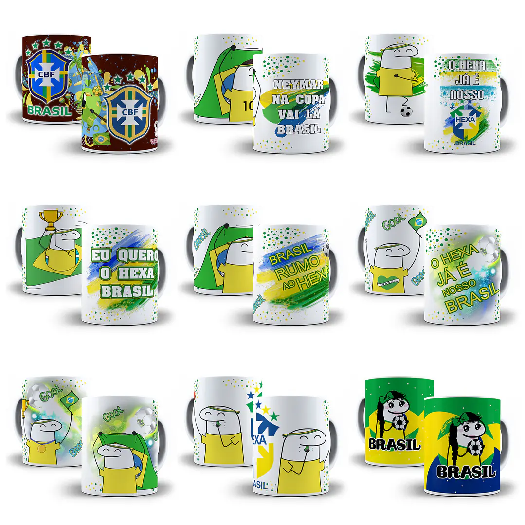 Kit Digital Copa Brasil Flork Sublimação Completa  5