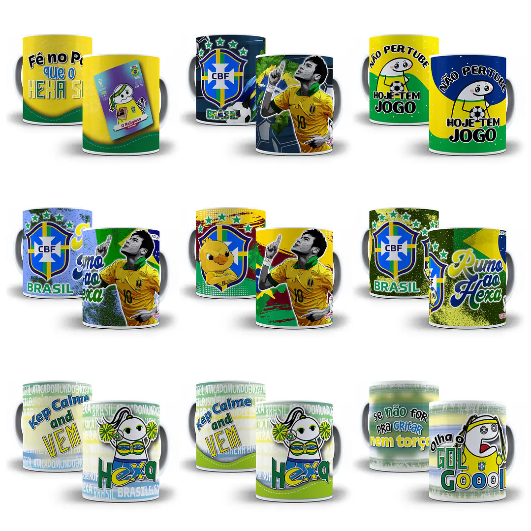 Kit Digital Copa Brasil Flork Sublimação Completa  8