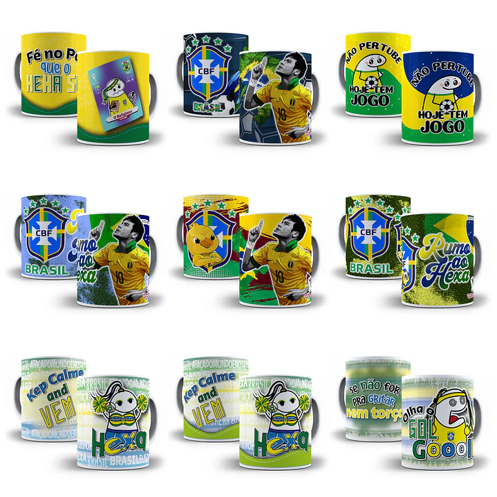 Kit Digital Copa Brasil Flork Sublimação Completa  8