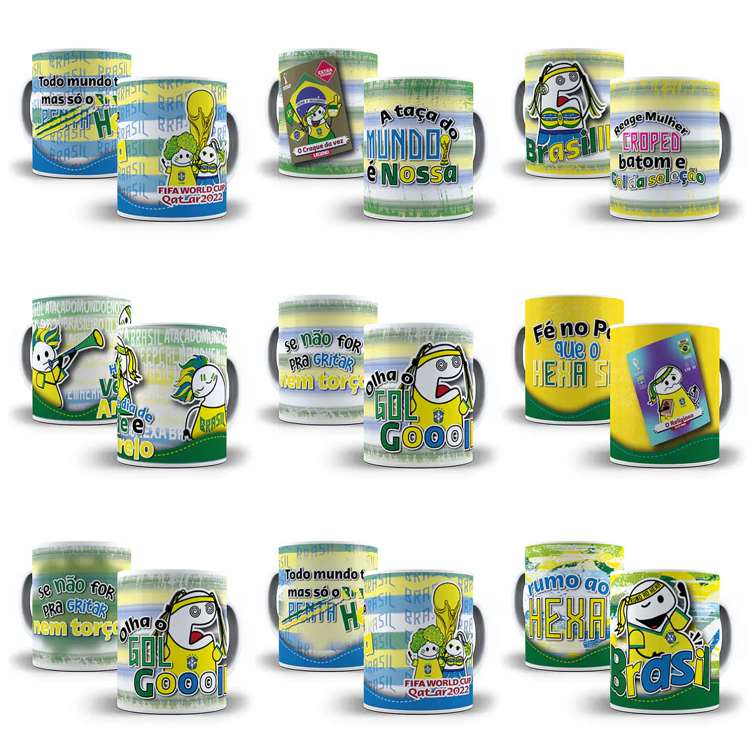Kit Digital Copa Brasil Flork Sublimação Completa  4