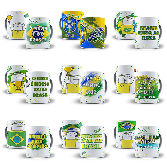 Kit Digital Copa Brasil Flork Sublimação Completa 