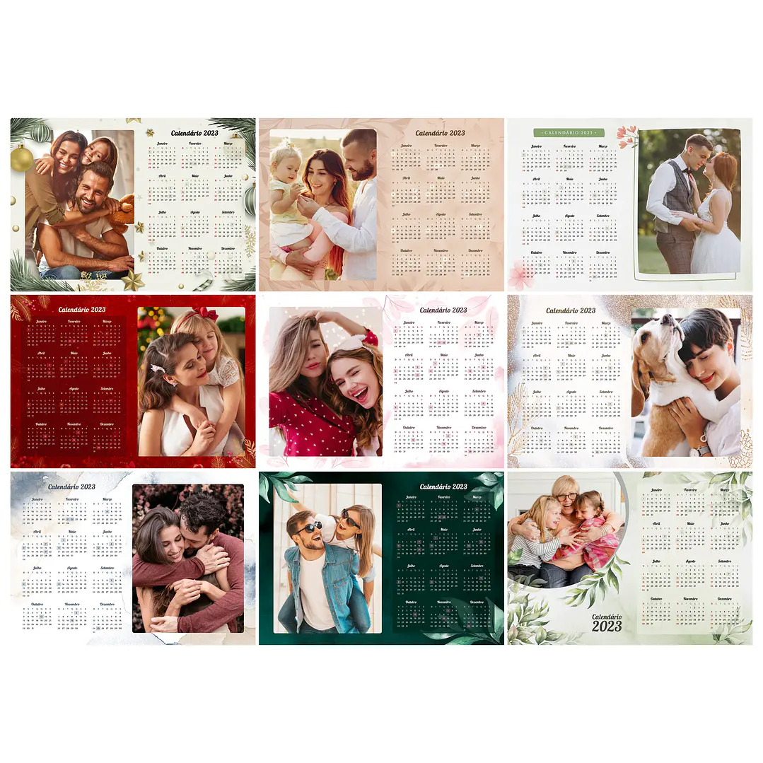 22 Arte Calendários e Polaroide 2023 em Png 2
