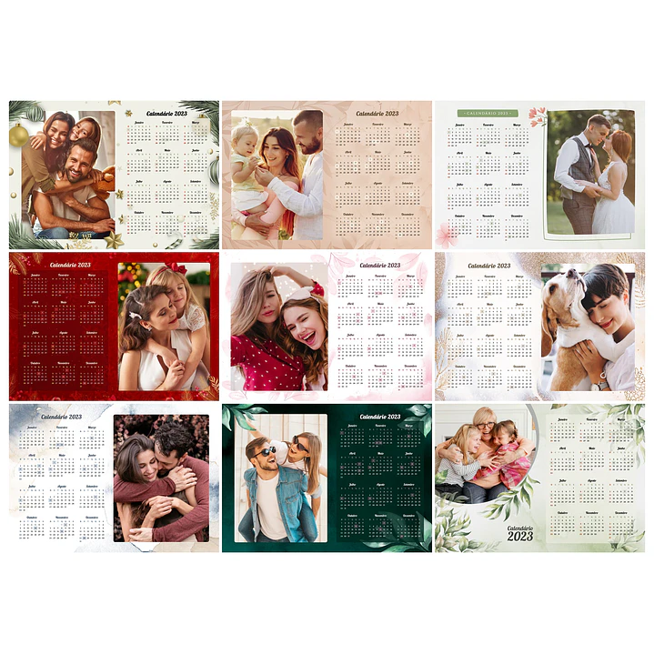 22 Arte Calendários e Polaroide 2023 em Png 2