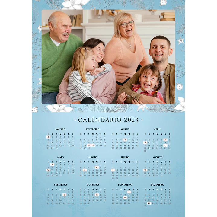 22 Arte Calendários e Polaroide 2023 em Png 4