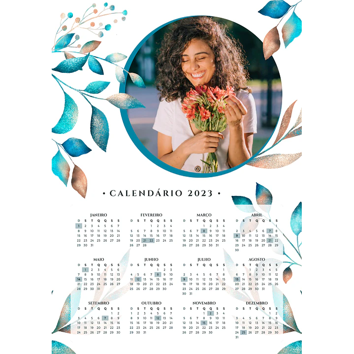 22 Arte Calendários e Polaroide 2023 em Png 9