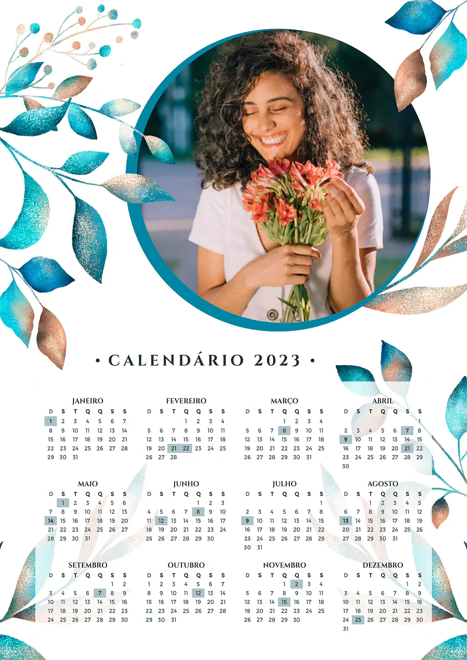 22 Arte Calendários e Polaroide 2023 em Png 9