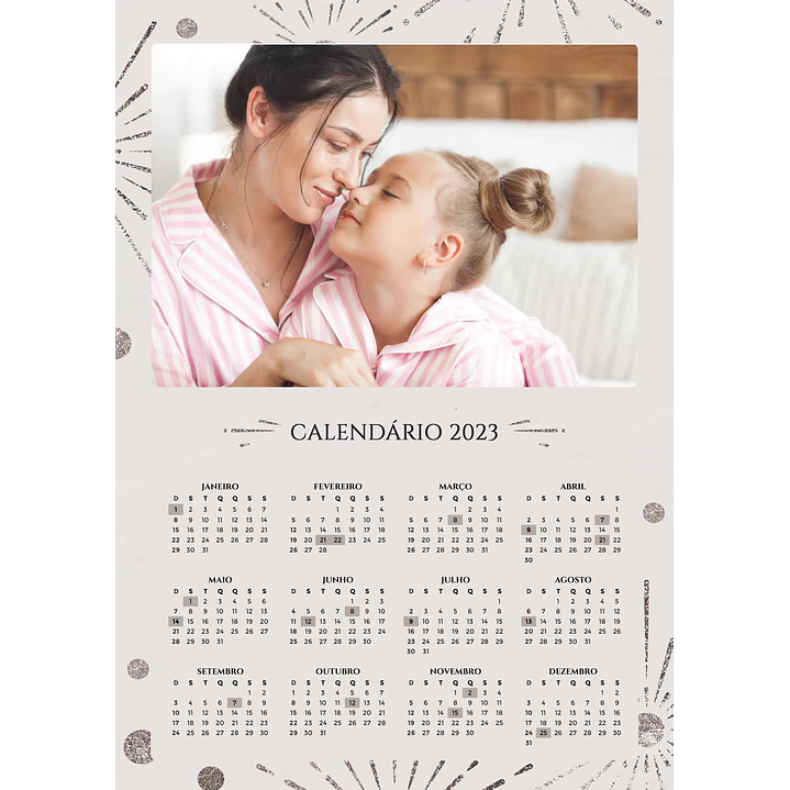 22 Arte Calendários e Polaroide 2023 em Png 10