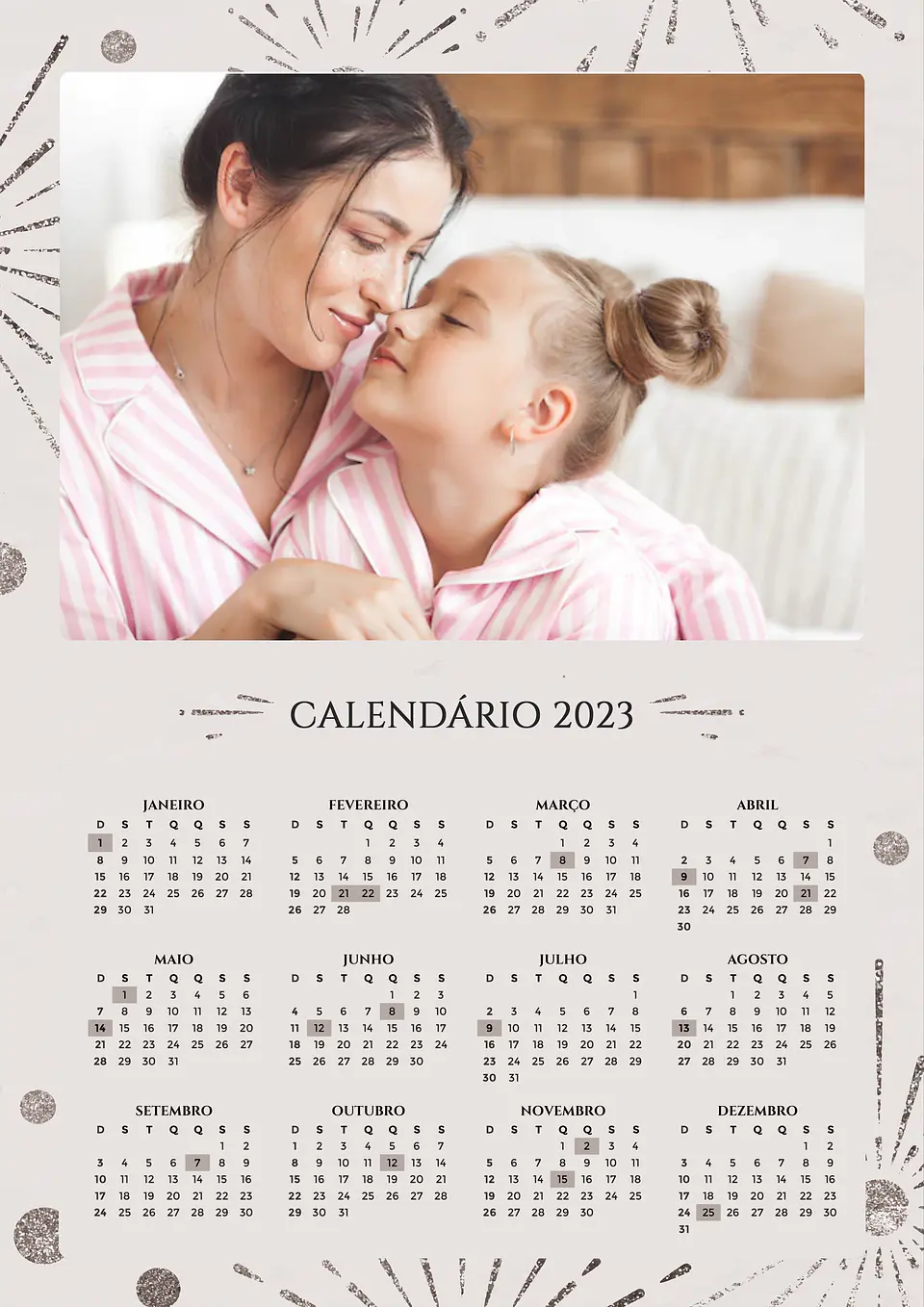 22 Arte Calendários e Polaroide 2023 em Png 10