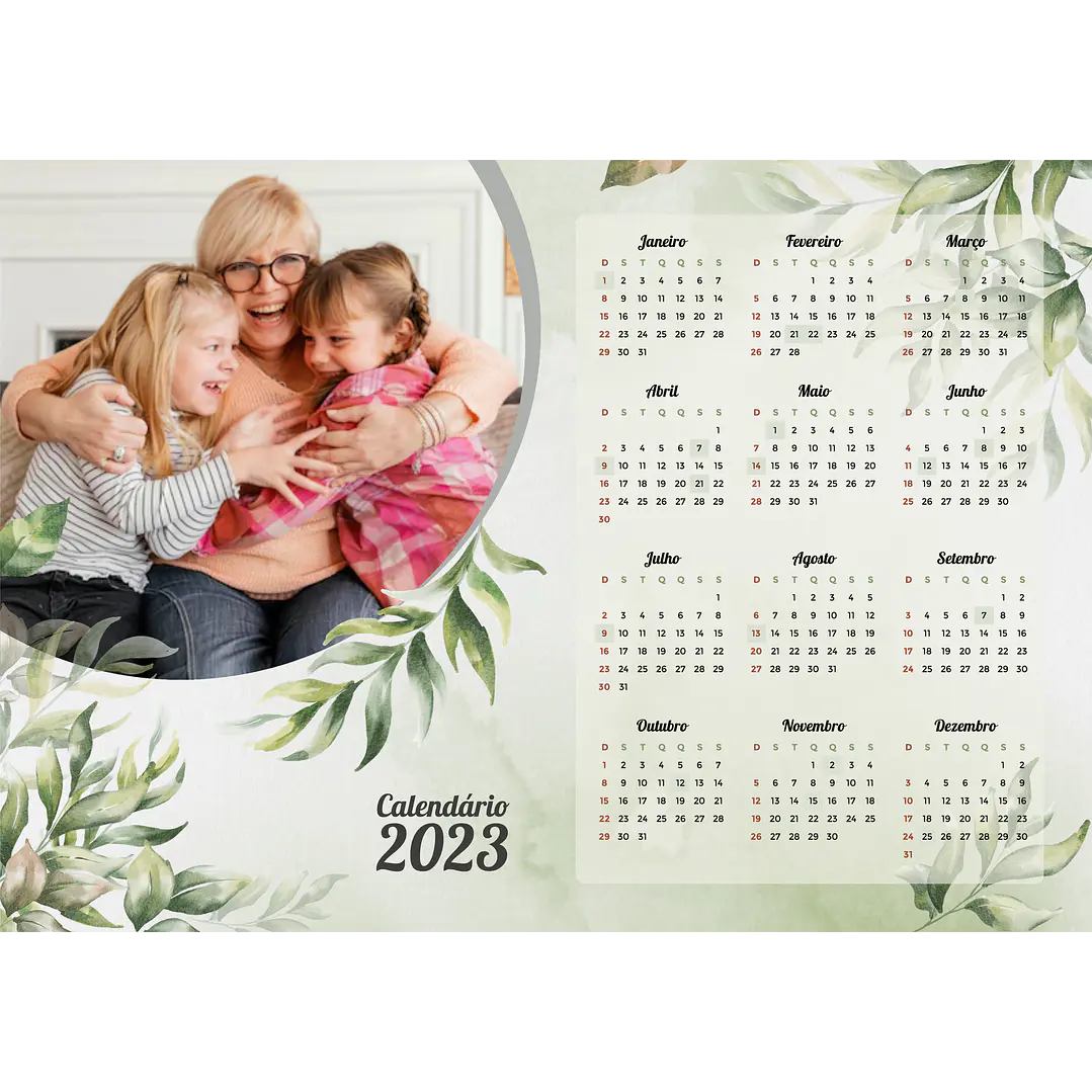 22 Arte Calendários e Polaroide 2023 em Png 12