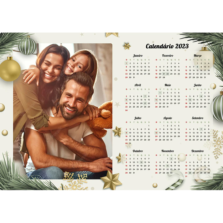 22 Arte Calendários e Polaroide 2023 em Png 14