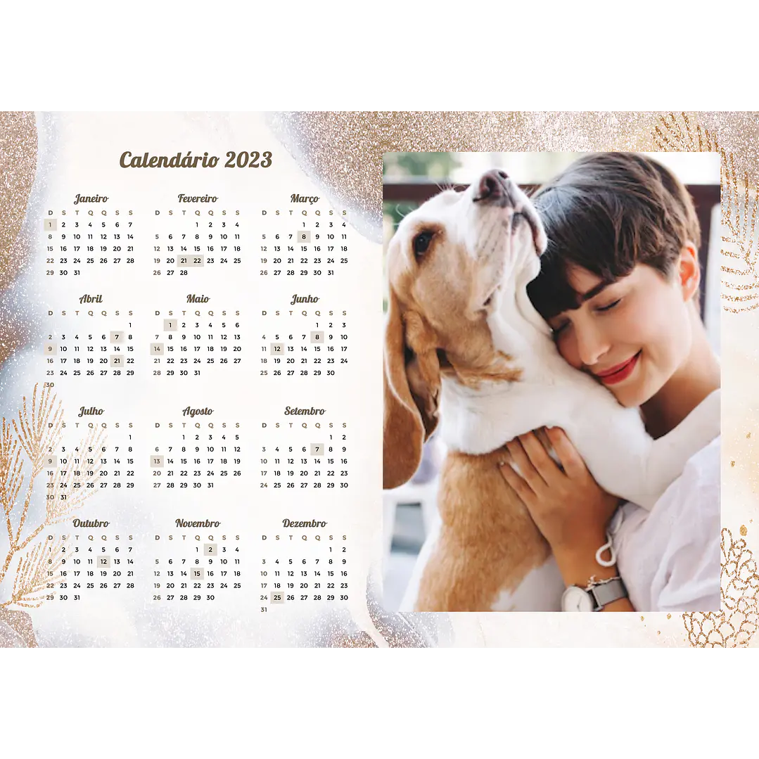 22 Arte Calendários e Polaroide 2023 em Png 15