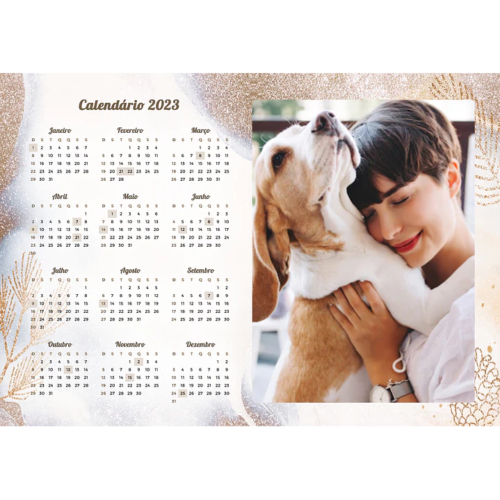22 Arte Calendários e Polaroide 2023 em Png 15