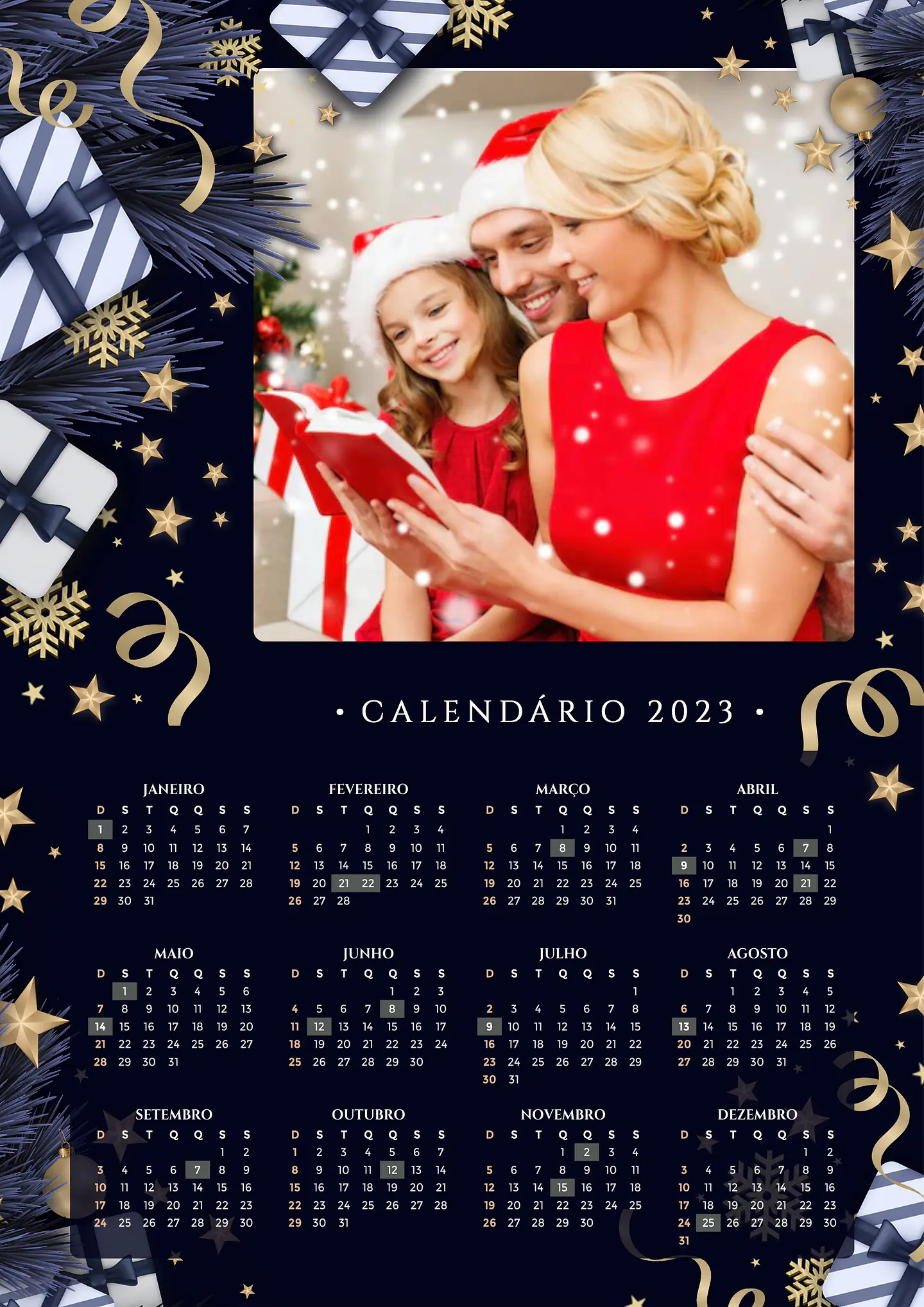 22 Arte Calendários e Polaroide 2023 em Png 7