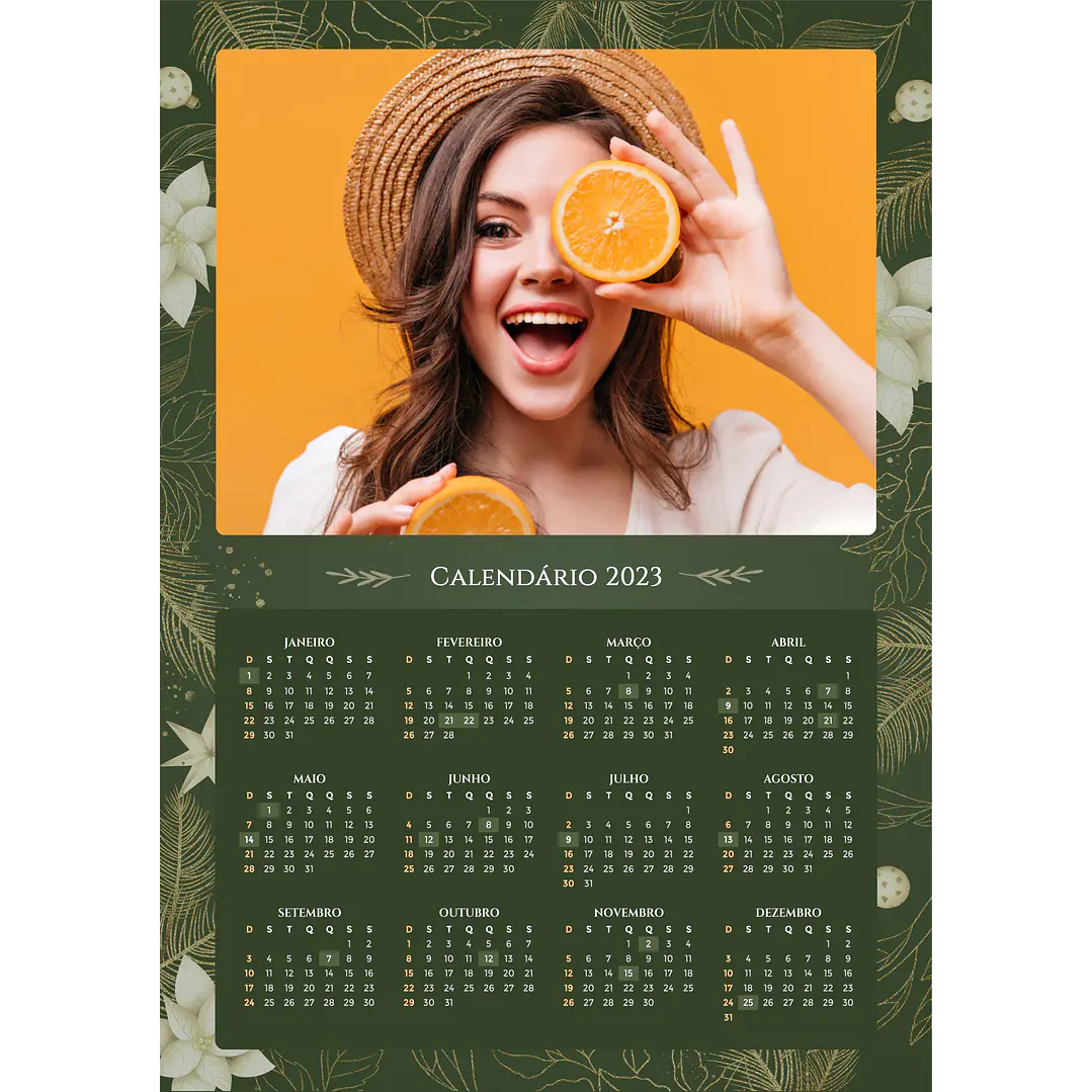 22 Arte Calendários e Polaroide 2023 em Png 5