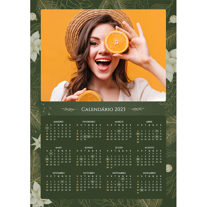 22 Arte Calendários e Polaroide 2023 em Png 5