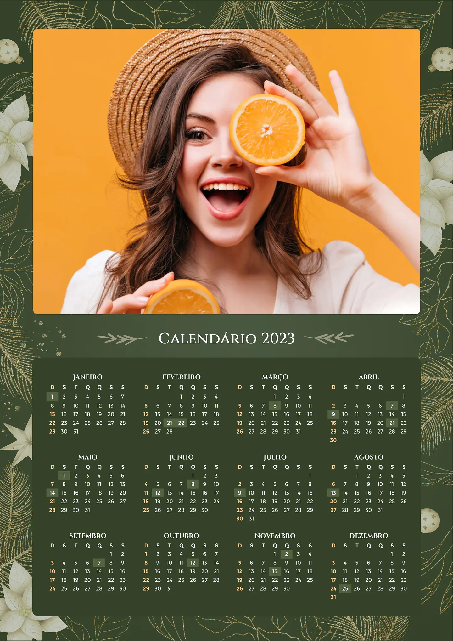 22 Arte Calendários e Polaroide 2023 em Png 5