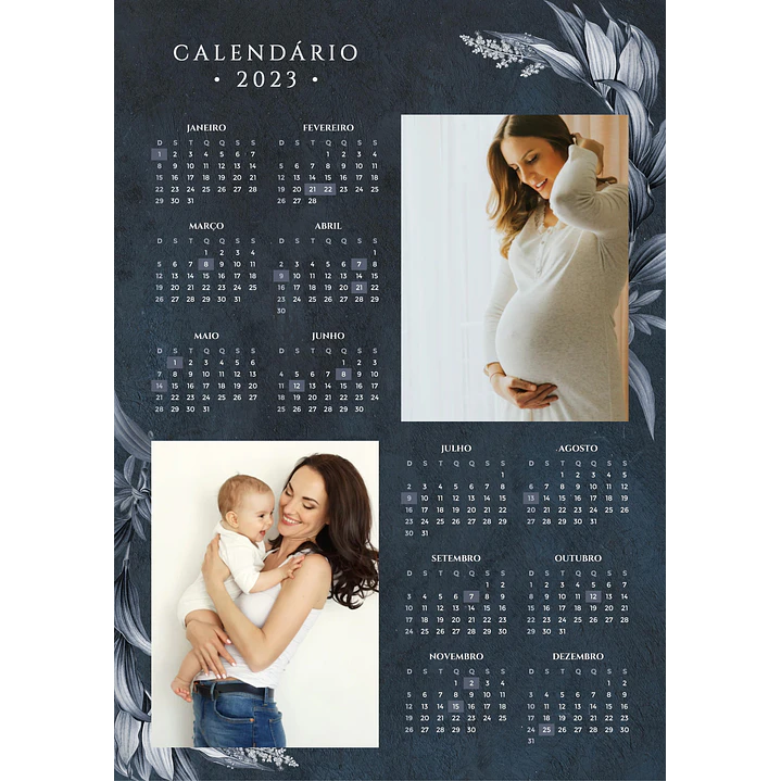 22 Arte Calendários e Polaroide 2023 em Png 6