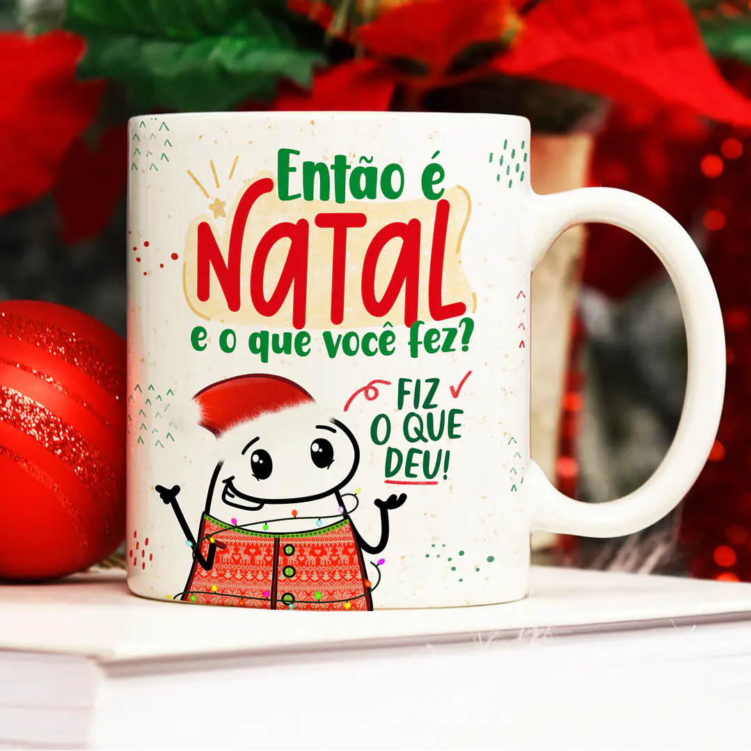 Artes Caneca Flork Natal Memes Bento Editável Pdf + Png 11