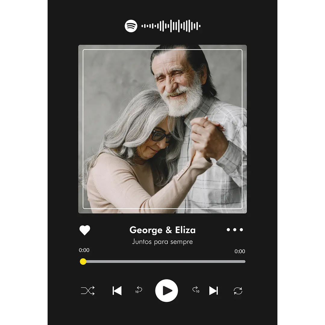 Artes para Quadros Spotify 6 Arquivos Editáveis Photoshop ou Canva 1