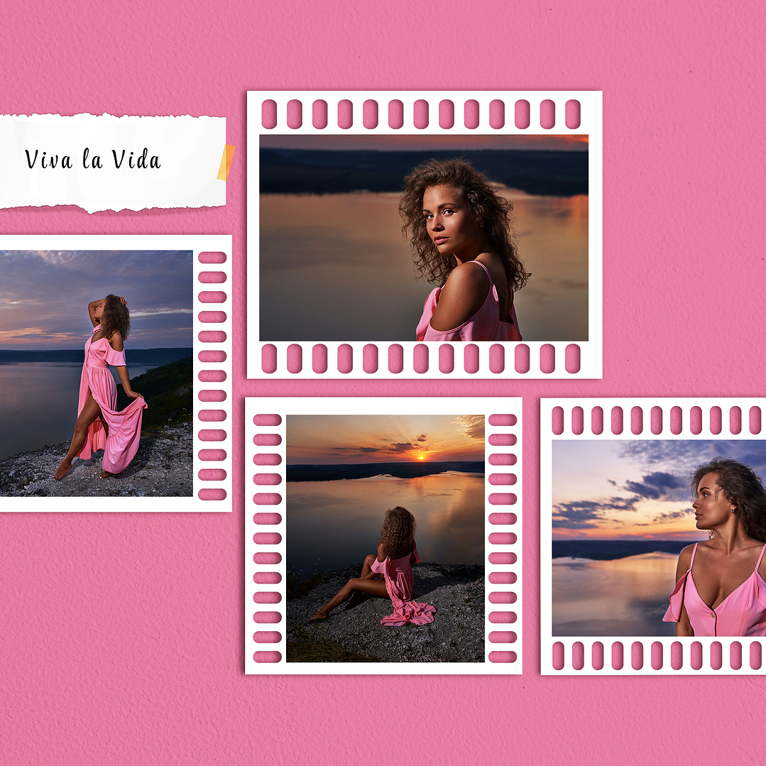 Artes para Quadros Polaroid Molduras 15 Arquivos Editáveis Photoshop 6