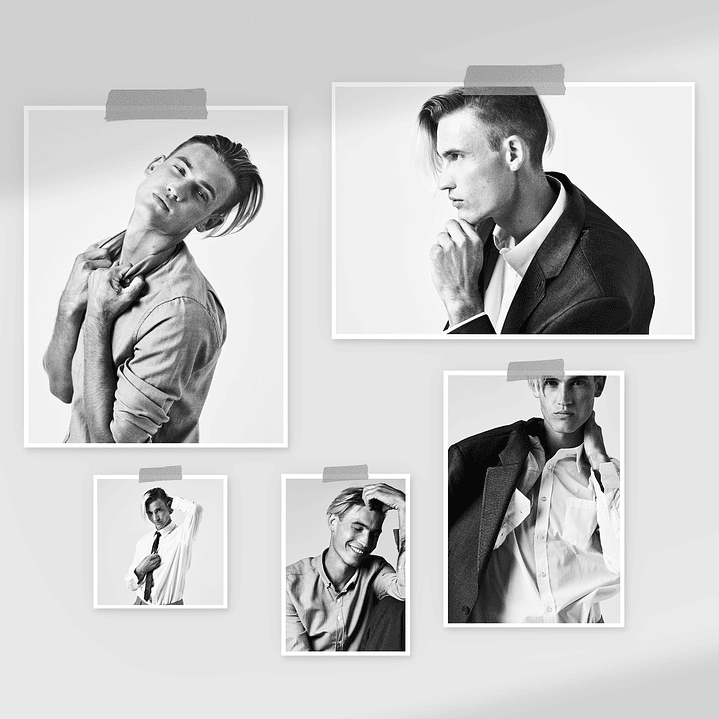 Artes para Quadros Polaroid Molduras 15 Arquivos Editáveis Photoshop 9