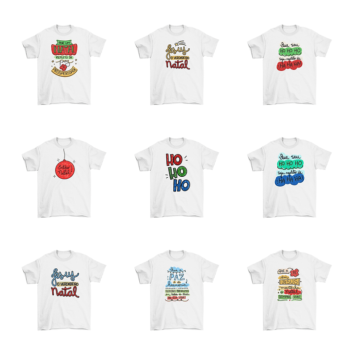 24 Artes Camisa Natal Arquivos Sublimação Png 1