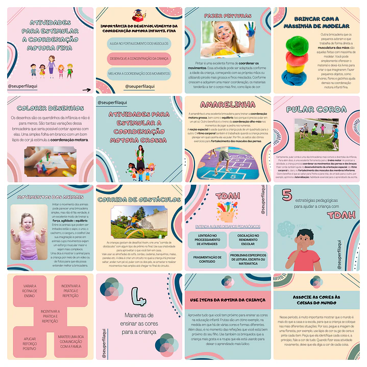 Pack Canva Pedagoga Templates Editável 100 Artes + Bônus 5