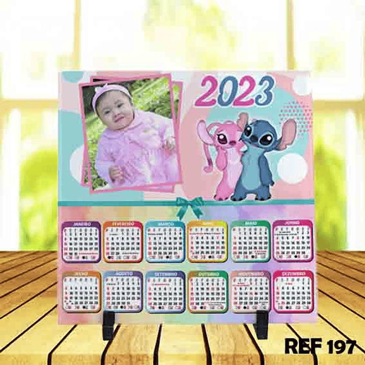 23 Artes Azulejo Calendário 2023 Editável Photoshop + Jpg 2