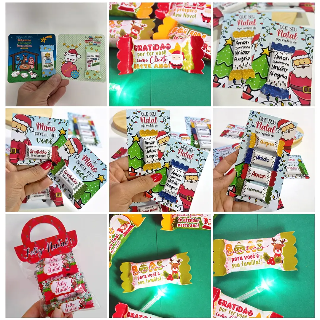220 Artes Balinhas Natal + Kit 33 Arquivos Cartão Card Arquivos Jpg 3