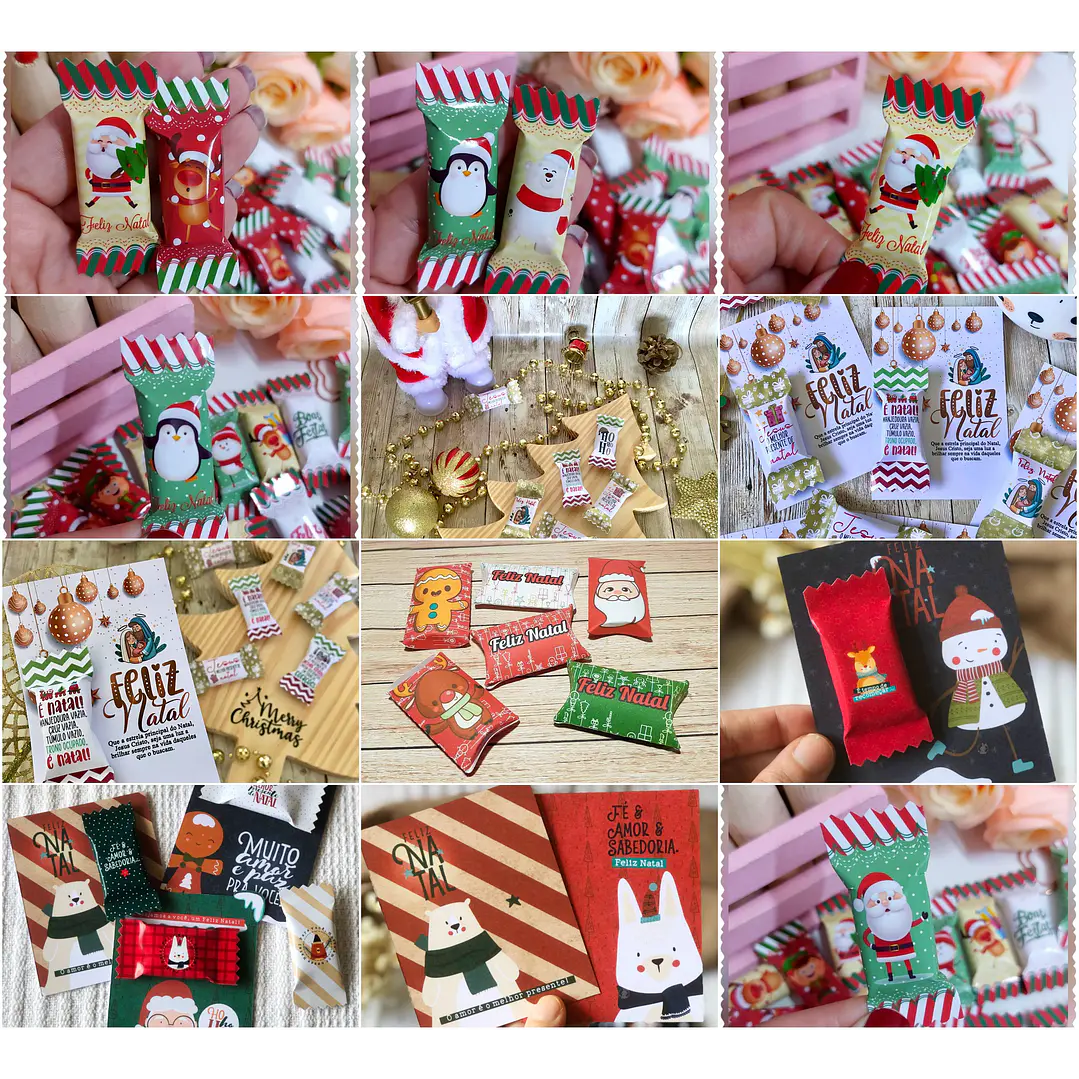 220 Artes Balinhas Natal + Kit 33 Arquivos Cartão Card Arquivos Jpg 2